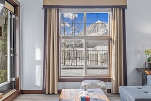 Mountain view from all rooms.