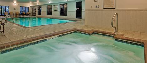 Enjoy excellent on-site amenities, including the shared hot tub.