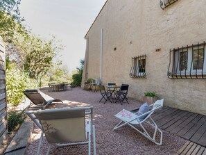 Furniture, Property, Table, Plant, Window, Chair, Building, Outdoor Furniture, Road Surface, Wood