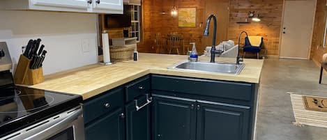 Well stocked kitchen