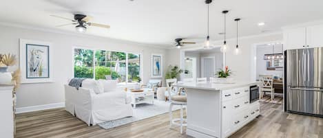 Gorgeous open concept beach stunner