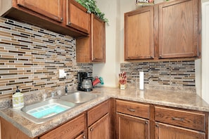 Countertop and Cabinet Space with Drip Coffee Maker (Coffee Grinder Included)