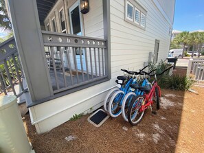 Four Adult Bicycles Included