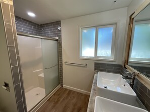 Master bath walk-in shower