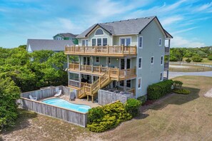 Surf or Sound Realty - 1027 - The Kinnakeet Retreat - Exterior -4