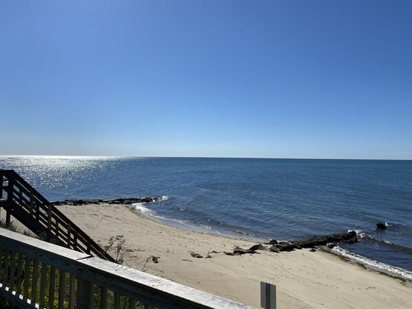 Front Yard view from Seascape Vacation Rental Cape Cod