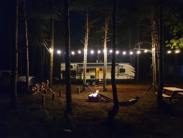 Overnatningsstedets område