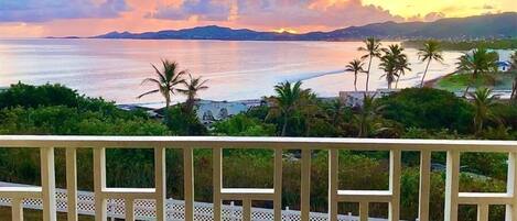 Imagine enjoying the beautiful sunset with a glass of wine or Cruzan Rum, from your patio