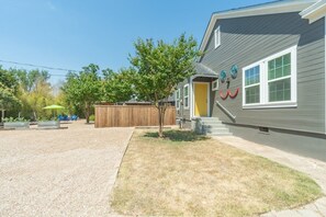 Off Street Parking Area with easy access to both the Cottage and the Main House on the property.