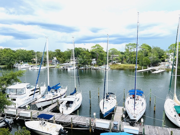 View of Marina From Apartment Balcony