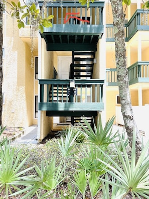 View of Stairwell Up To Apartment