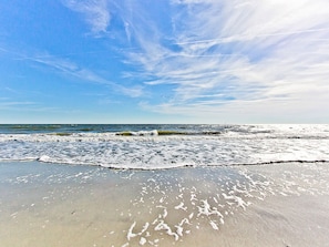 Utsikt mot havet/stranden