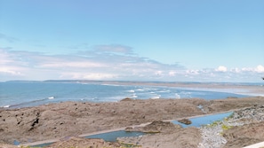 Views of the rock pools where you can look for sea life