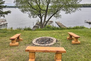 Fire Pit | Boat Dock | Squirrel Lake Access On-Site