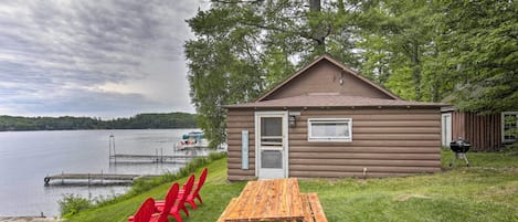 Minocqua Vacation Rental | 2BR | 1BA | 585 Sq Ft | Step-Free Access