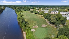 Community surrounded by abundance of golf courses, near Intracoastal Waterway