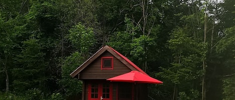 Cabin on a half acre site