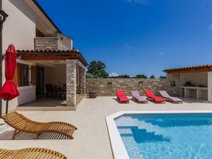 Ciel, Plante, L'Eau, Bâtiment, Ombre, Mobilier De Jardin, Piscine, Loisir, Arbre, Immobilier