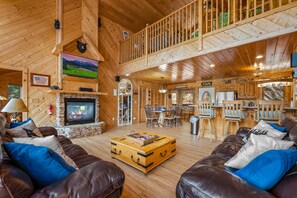 Open concept living area