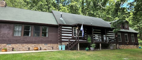 House sits on a quiet road just a short drive to town. 