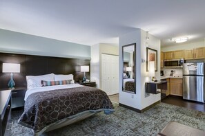 Drift to sleep in a comfortable bed after a wonderful day outside.