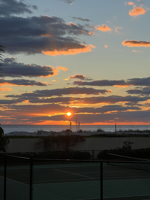 Sunrise from the balcony