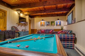 bumper pool and foosball table