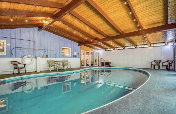 private indoor heated pool