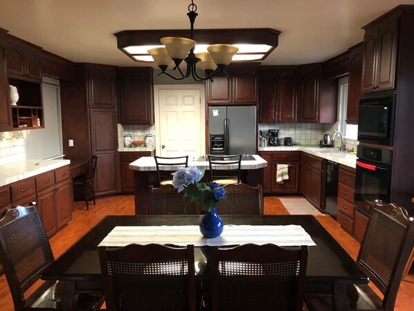 Island Kitchen & Dining Area
