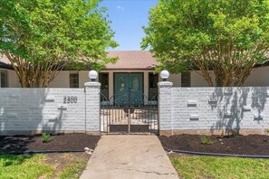 Front view of the house