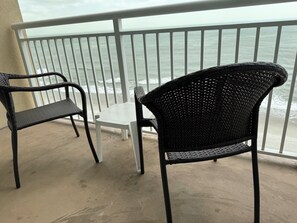 Private balcony seating