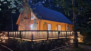 Gorgeous at night. Entire property is illuminated.