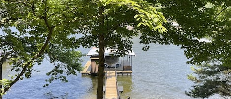 Private dock - path with stairs leads from the house to the dock. 
