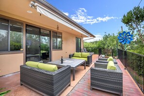 Plenty of Patio Seating on the Outside Patio Deck
