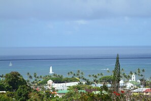 Hilo Bay spreads out in front of you.