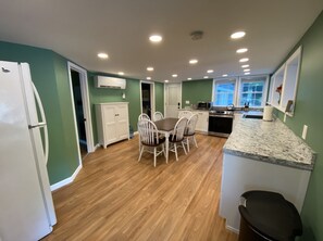 Kitchen facing the entryway