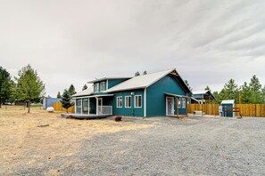 Cottage Exterior | Shared Driveway Parking (4 Vehicles)