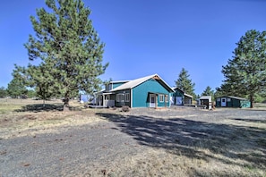 Cottage Exterior | Shared Driveway Parking (4 Vehicles)