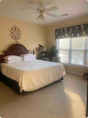 Master bedroom King size bed