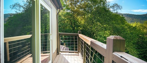 Balcony attached to first bedroom