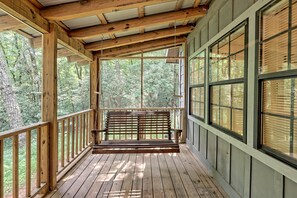 Sit on the front porch swing and enjoy your morning coffee!