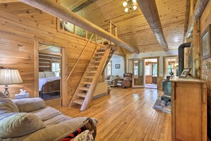 Living Room | Wood-Burning Stove