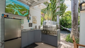 You're going to love the outdoor kitchen...