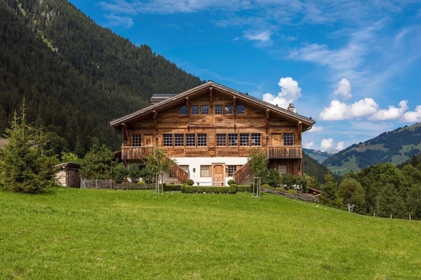 the stunning chalet in the green field 