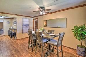 Dining Room | Single-Story House | Smart TV in Each Bedroom