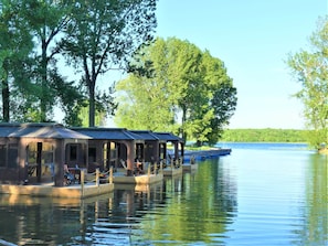 View of our pretty ready-to-camp and the Richelieu