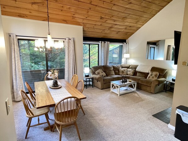 Open concept living and dining room! 
