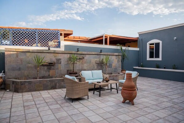 Enjoy private patio with family and friends!