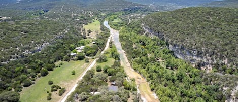 Imagine a peaceful and fun day of tubing, kayaking, canoeing, and swimming on your own stretch of the river!