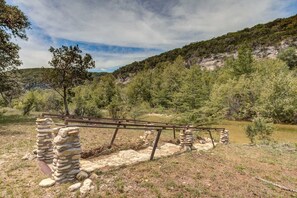 While the staircase to the river may not be ideal with those with mobility issues, there are three other places to access the river which are.